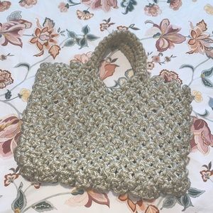 Macrame Crochet Vintage Handbag